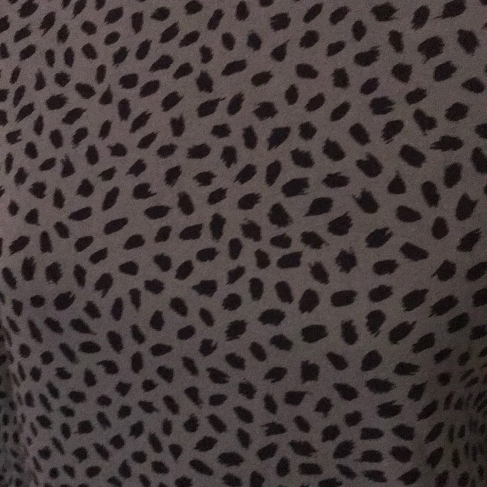 Ann Taylor Animal print peplum sweater dress - Picture 4 of 6